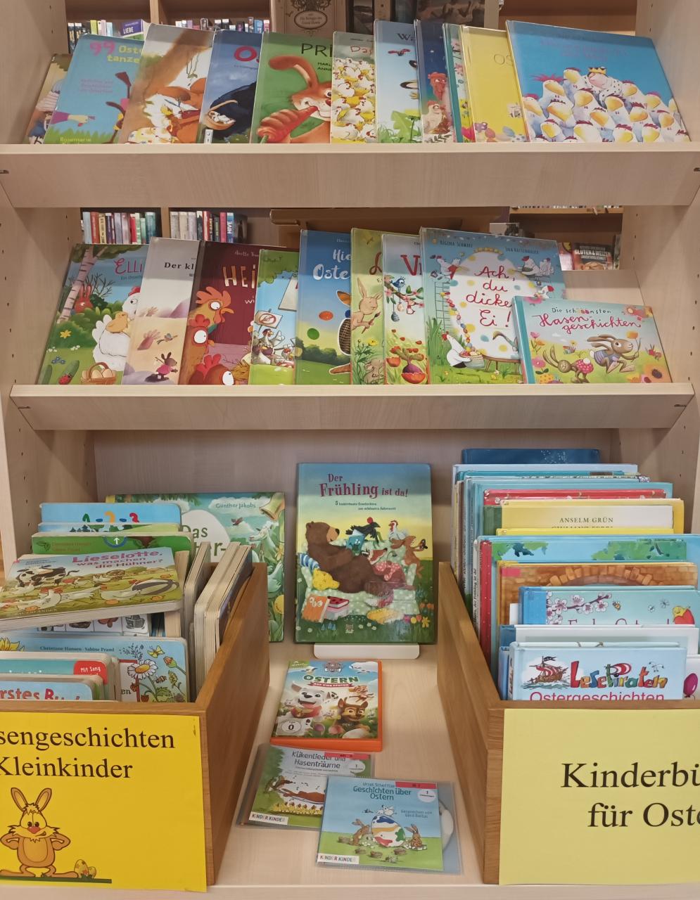 Präsentationsregal im Februar