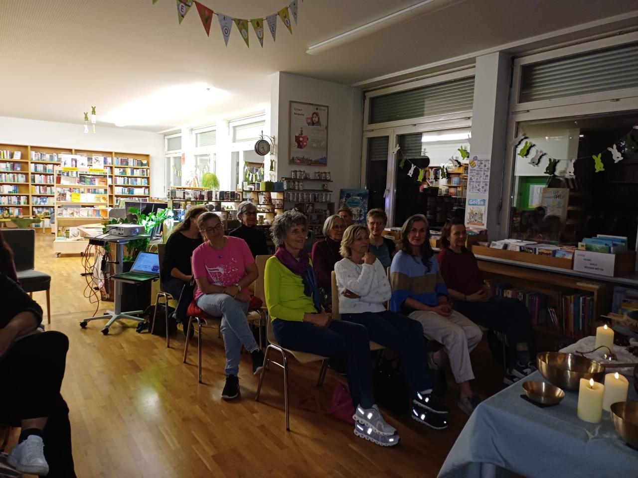 Entspannnte Zuhörer