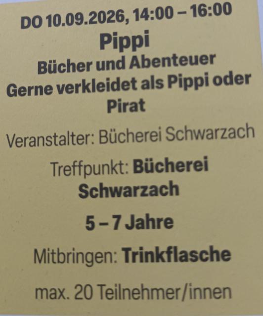 Einladung Pippi Fest