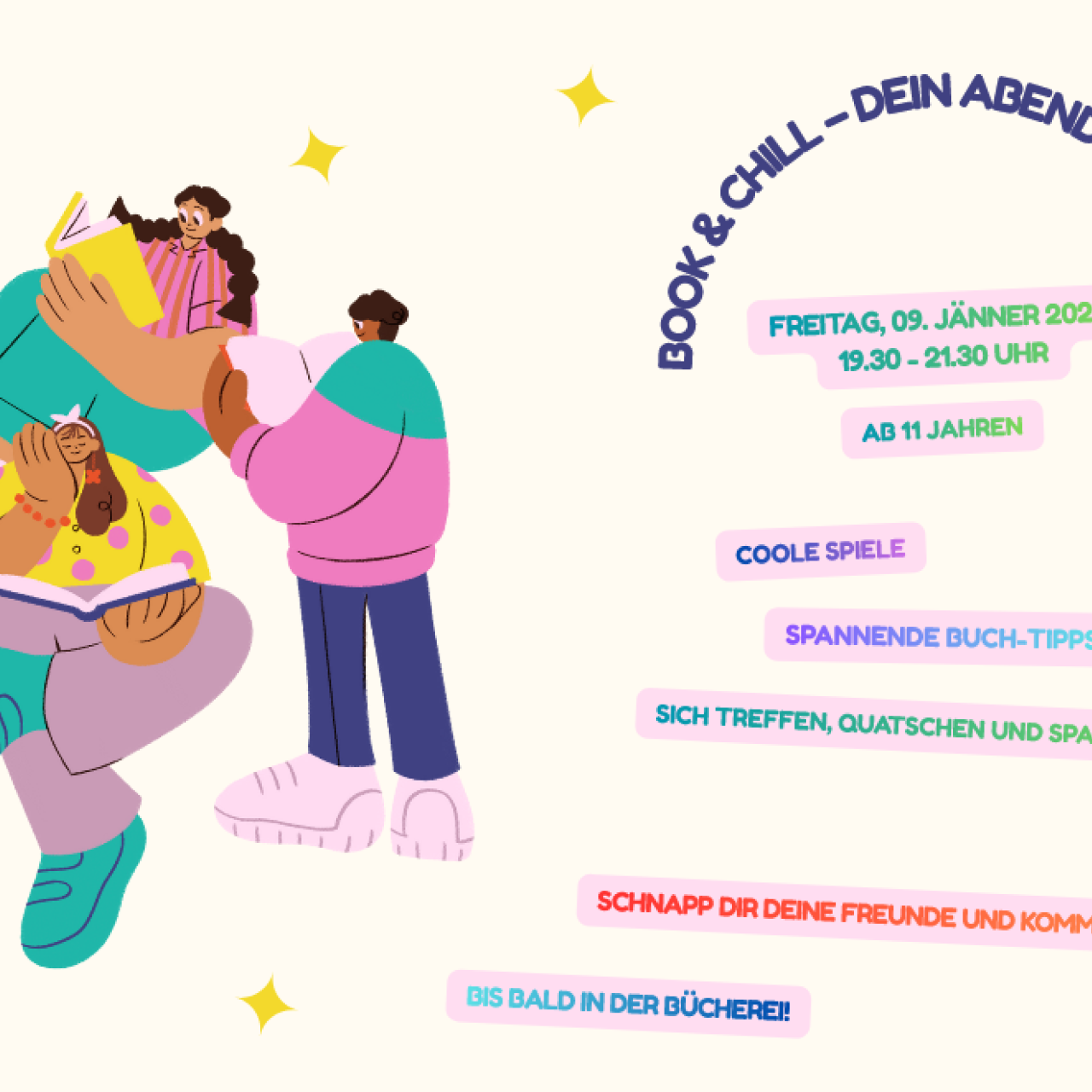 Einladung Book & Chill